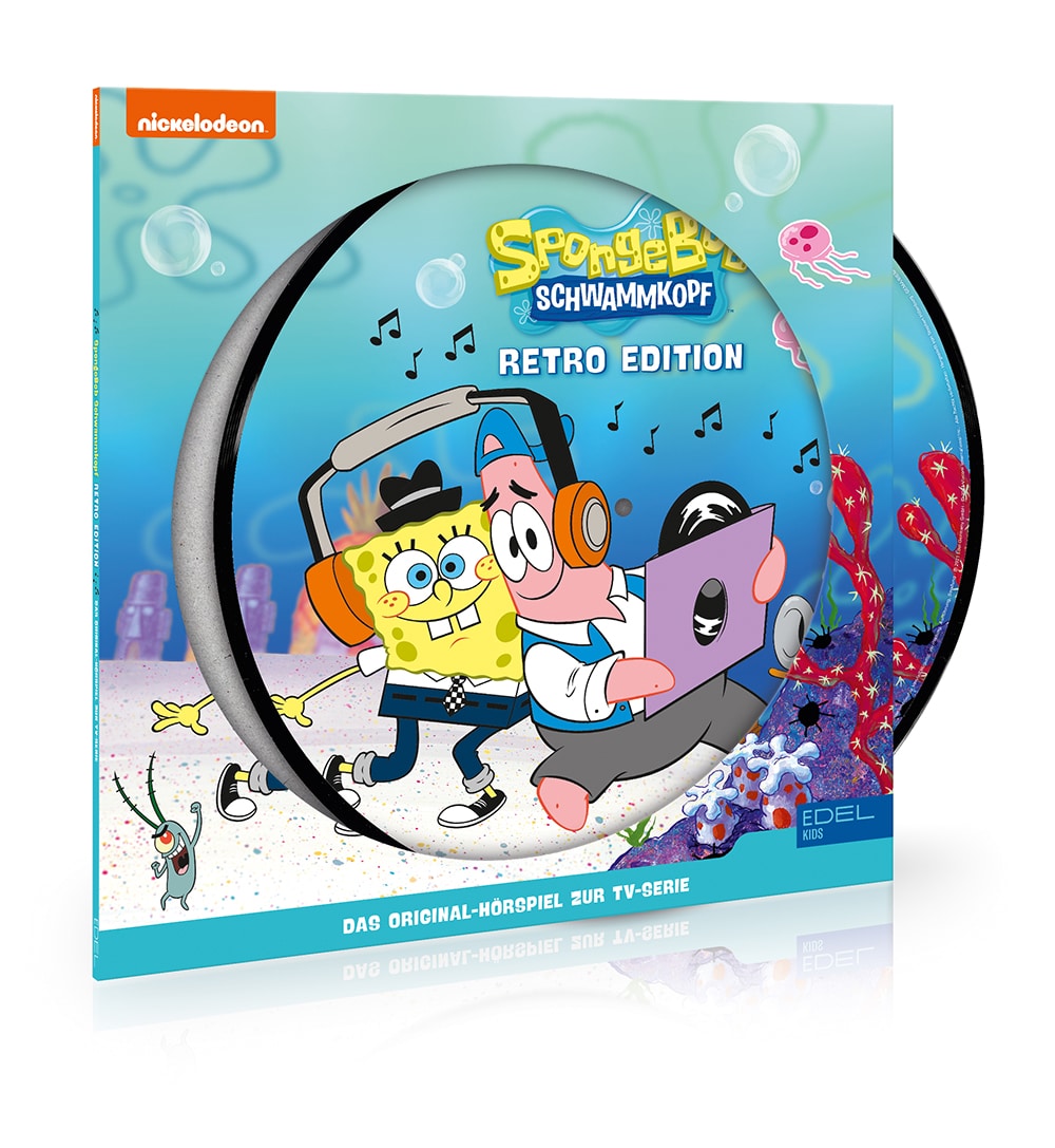 limitierte Picture Vinyl LP Retro-Edition von "SpongeBob Schwammkopf"